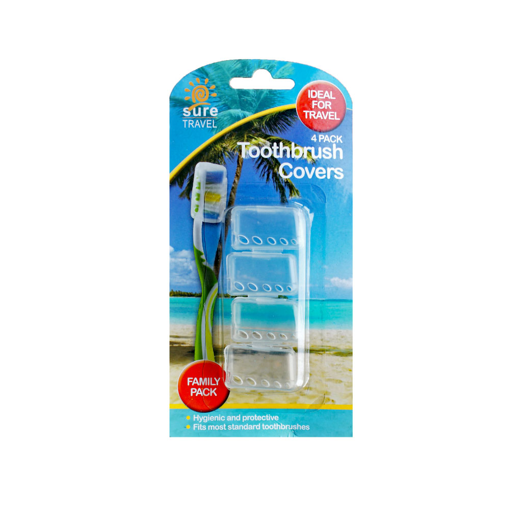 [TR19854] Travel Toothbrush Cover (Pack of 6)