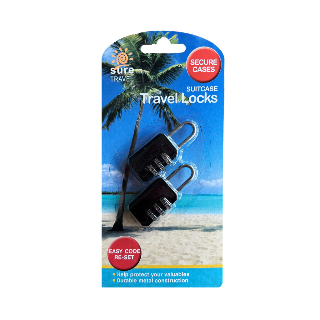 [TR23271] Travel Combination Lock (Pack of 6)