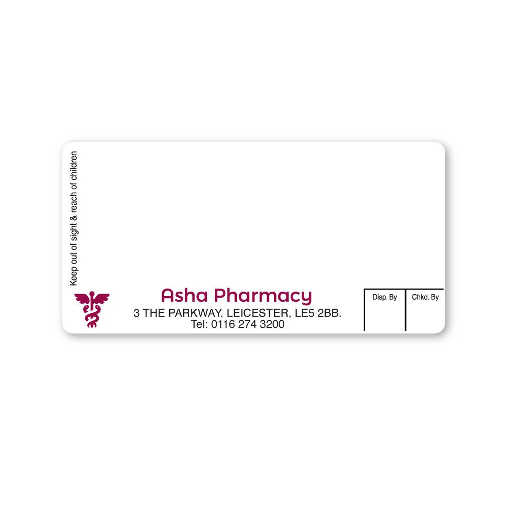 [EMT5237] Asha Pharmacy Labels 