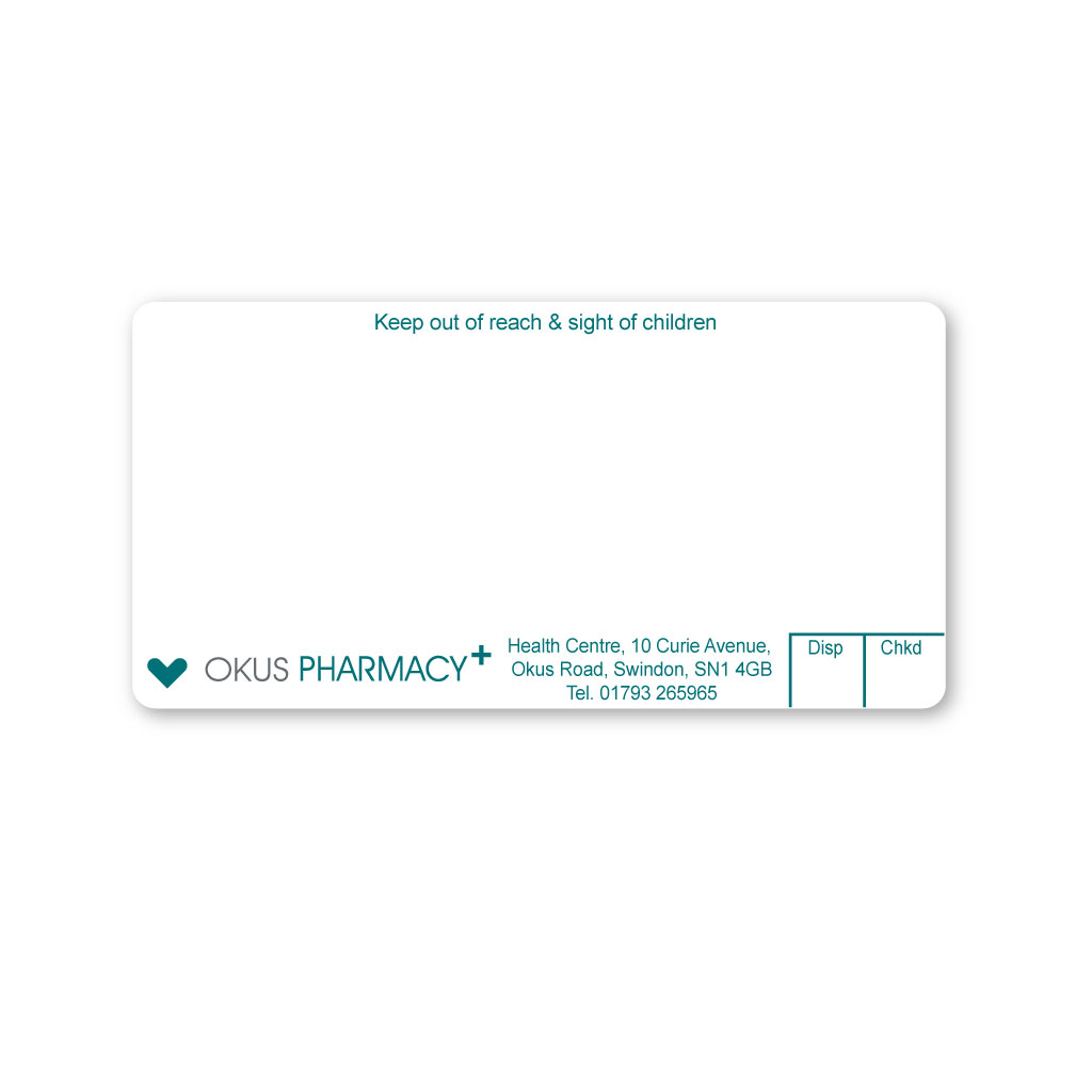 [EMT5256] Ascent Okus Pharmacy Labels 