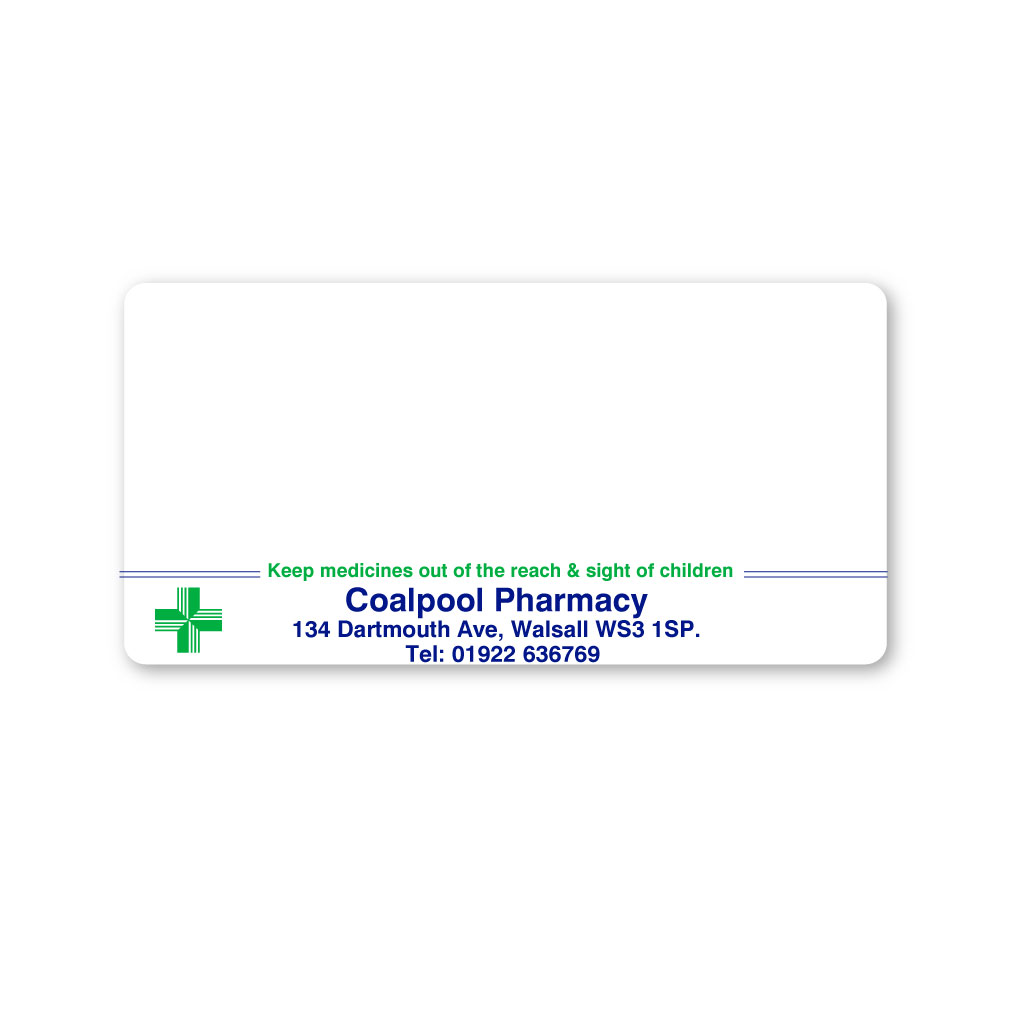 [EMT5259] Coalpool Pharmacy Labels 
