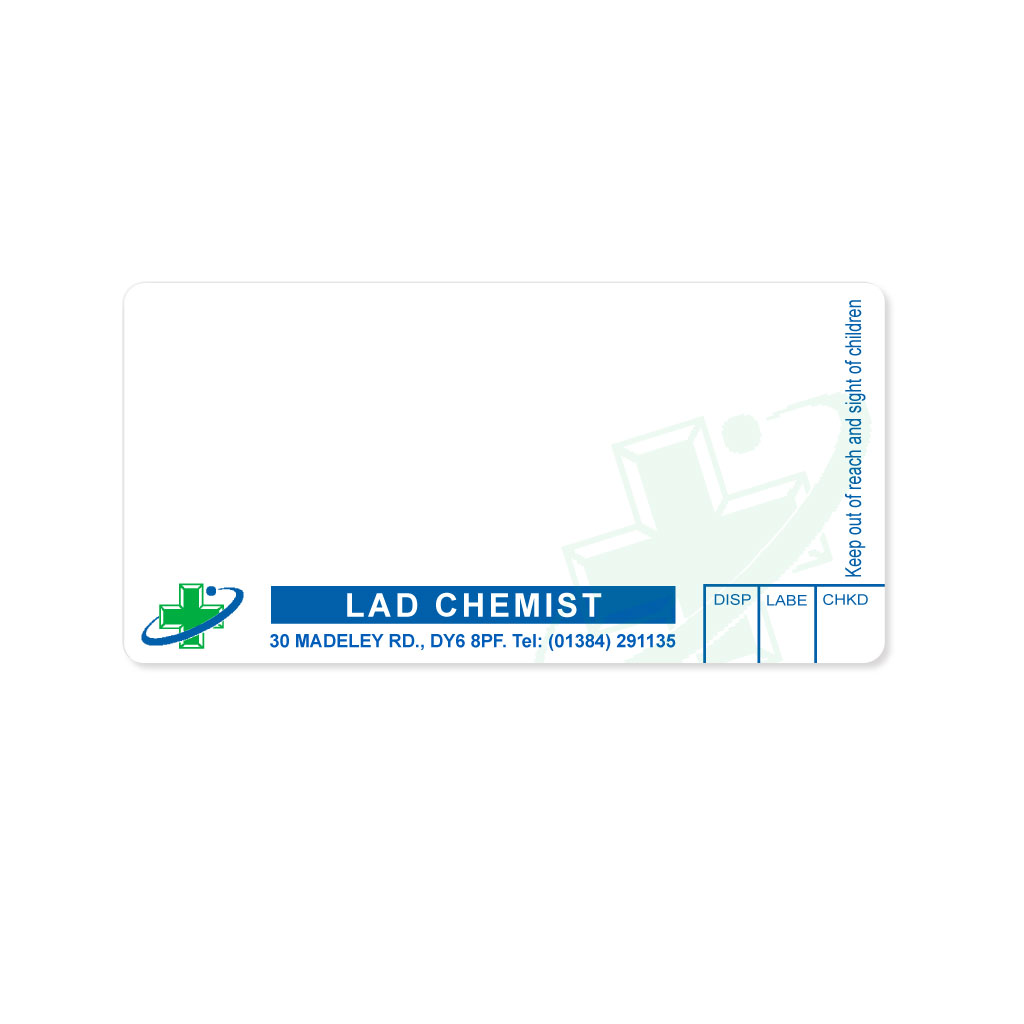 [EMT5261] Lads Chemist Pharmacy Labels  