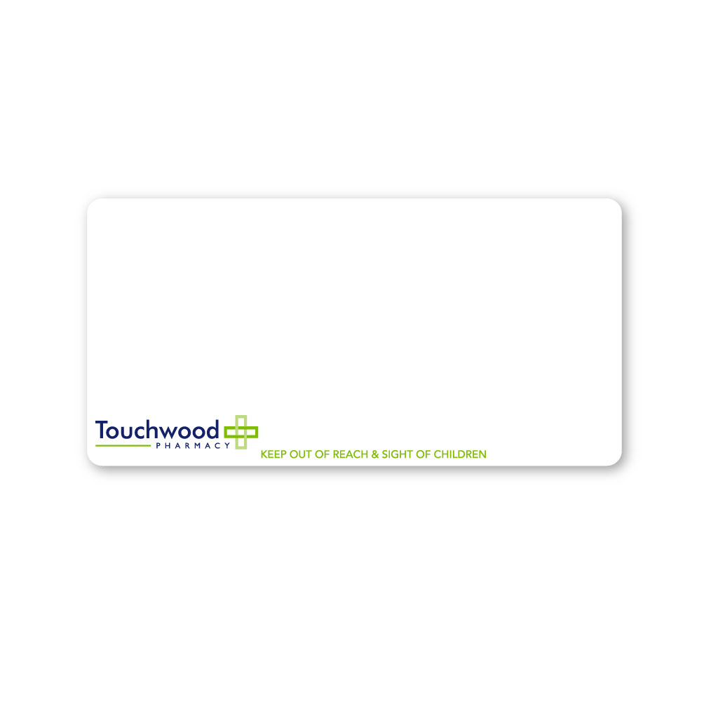 [EMT5263] Touchwood Pharmacy Printed Labels 89x46mm
