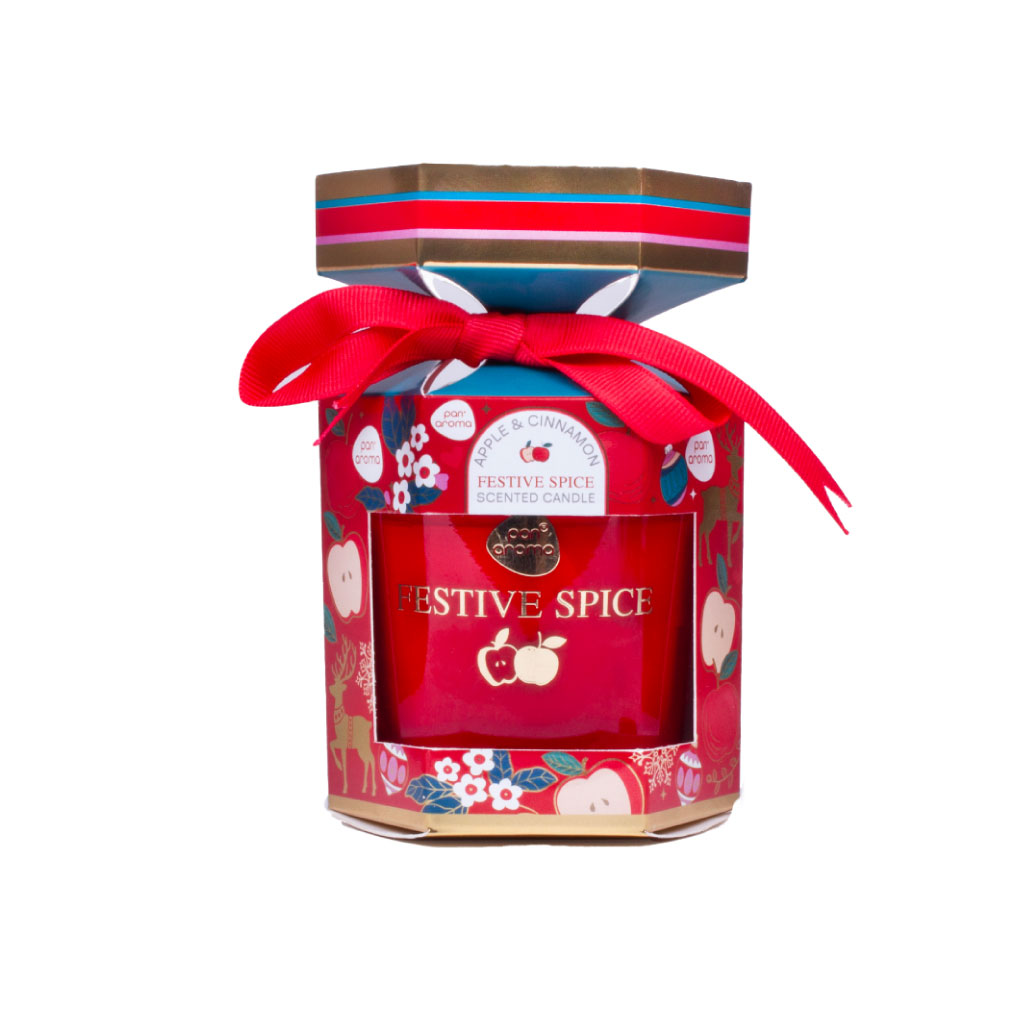 Pan Aroma Cracker Candle - Festive Spice, 120g (Pack of 12)
