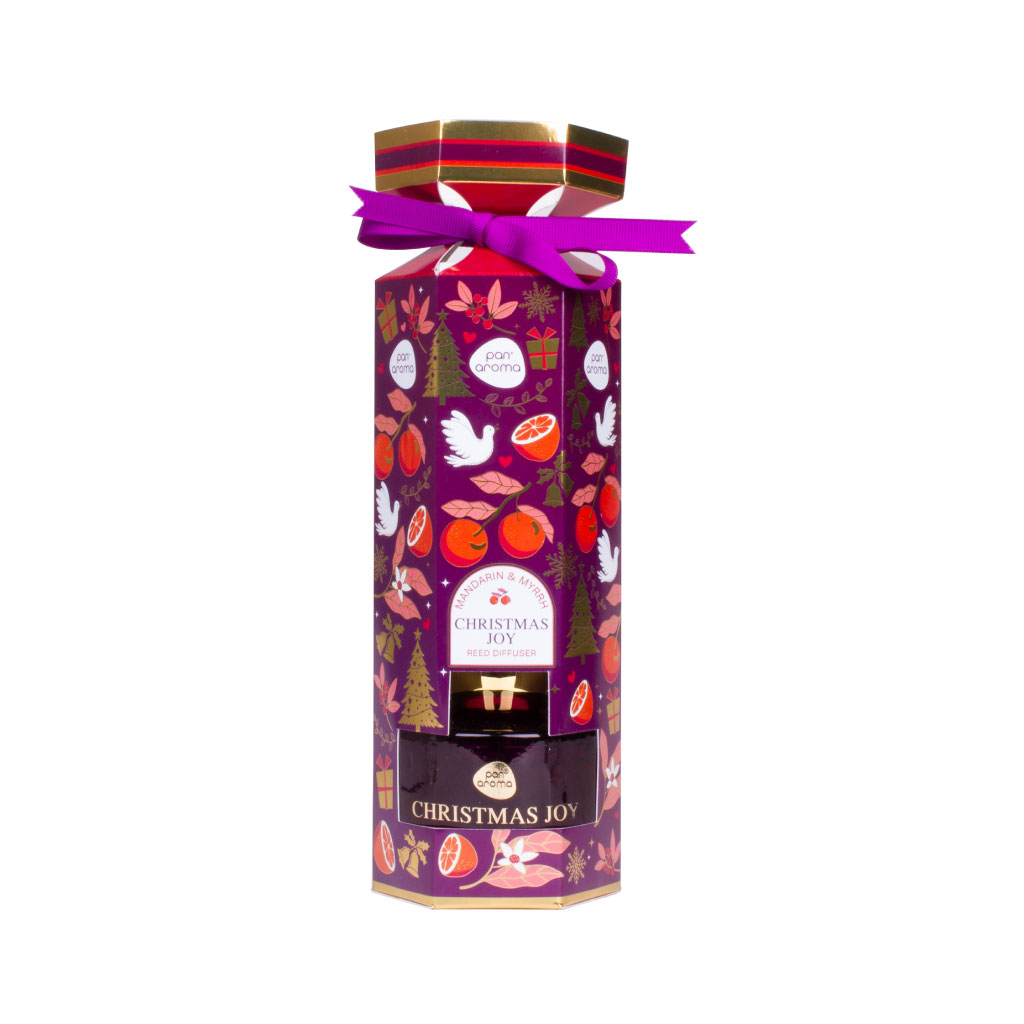 Pan Aroma Cracker Reed Diffuser - Christmas Joy, 100ml (Pack of 12)