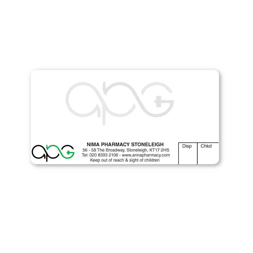 [EMT5281] Nima Pharmacy Labels