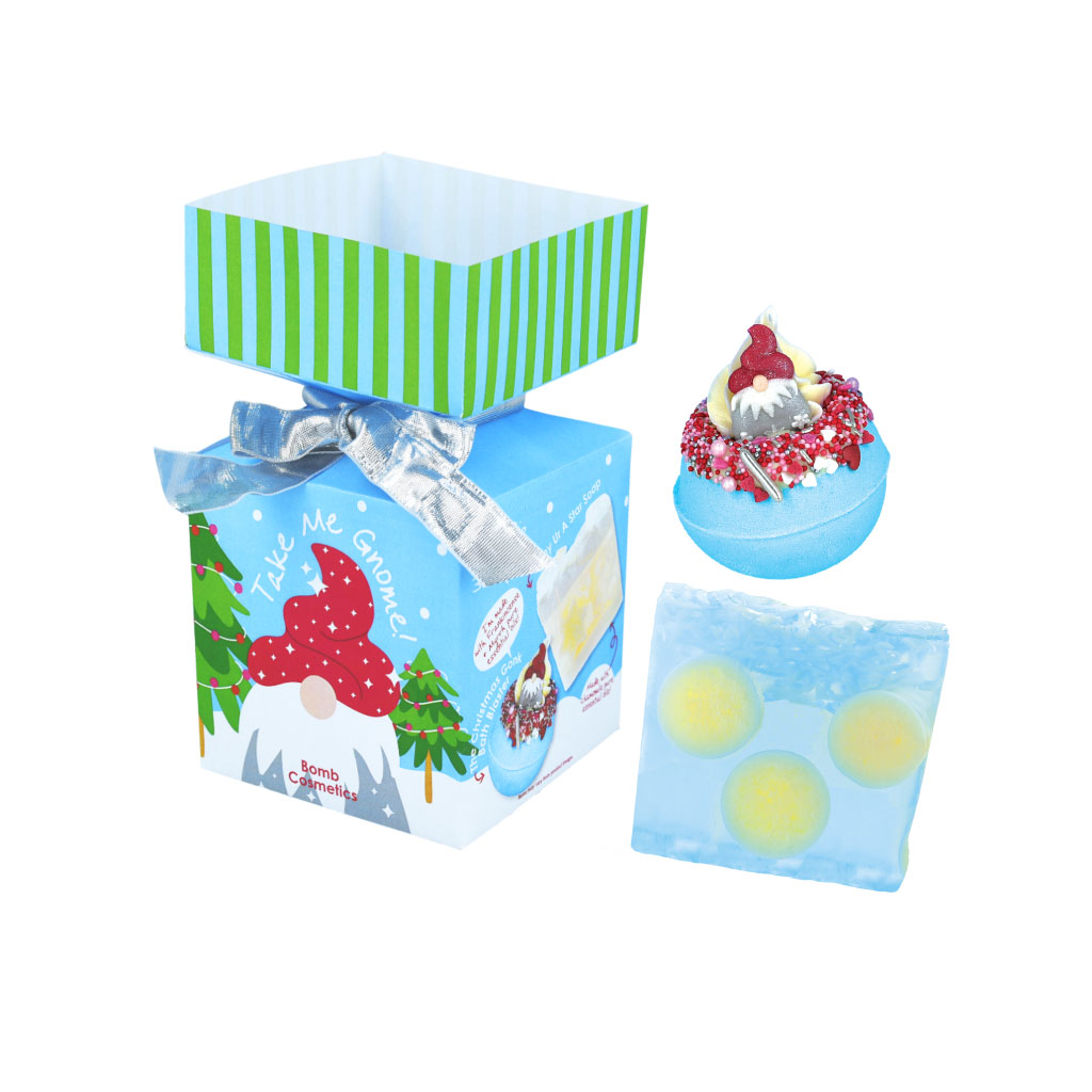 Take Me Gnome Mini Bath Bomb Cracker Gift Pack (Pack of 6)