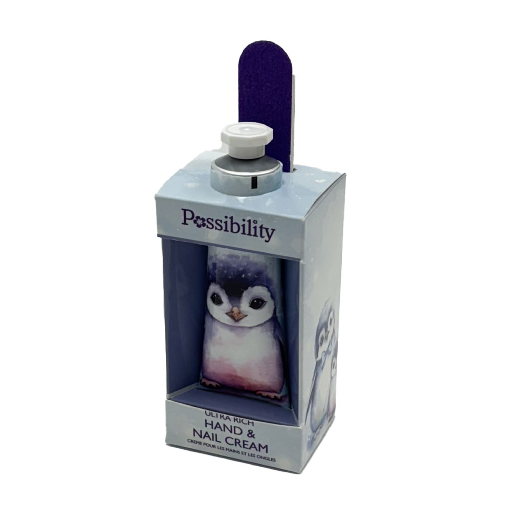 Penguin Hand Cream Tube with Emery Board (Pack of 12)