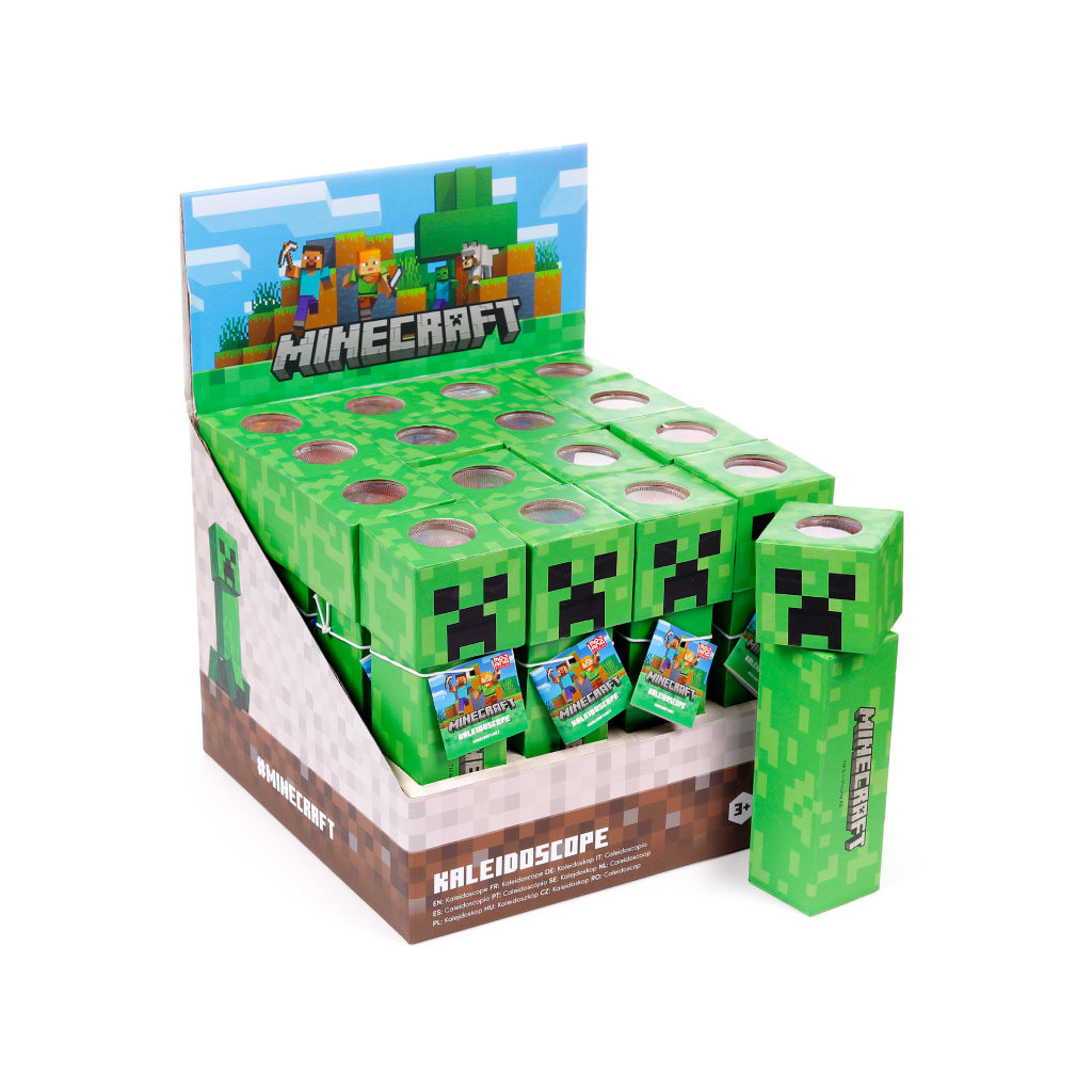 MINECRAFT Creeper Shaped Kaleidoscope (Pack of 16)