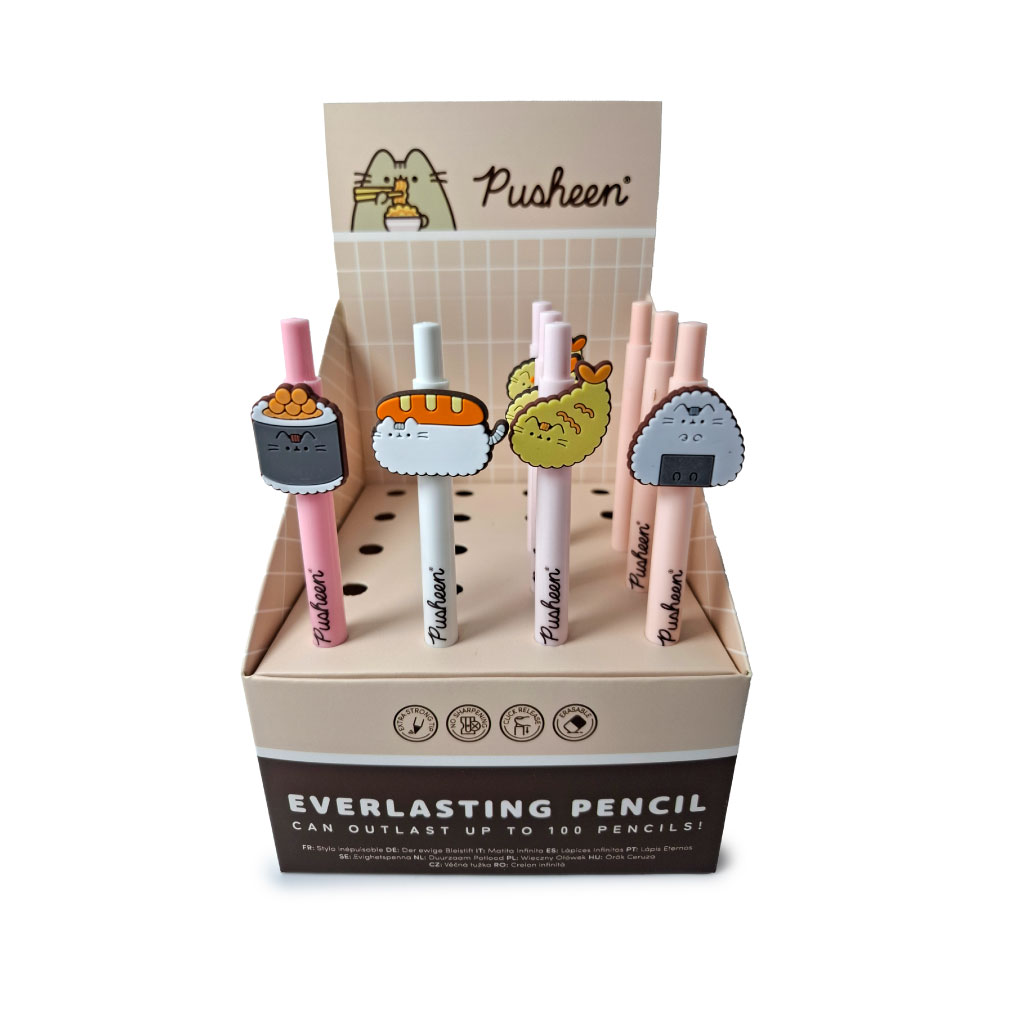 PUSHEEN the Cat Bento Club Everlasting Pencil (Pack of 20)
