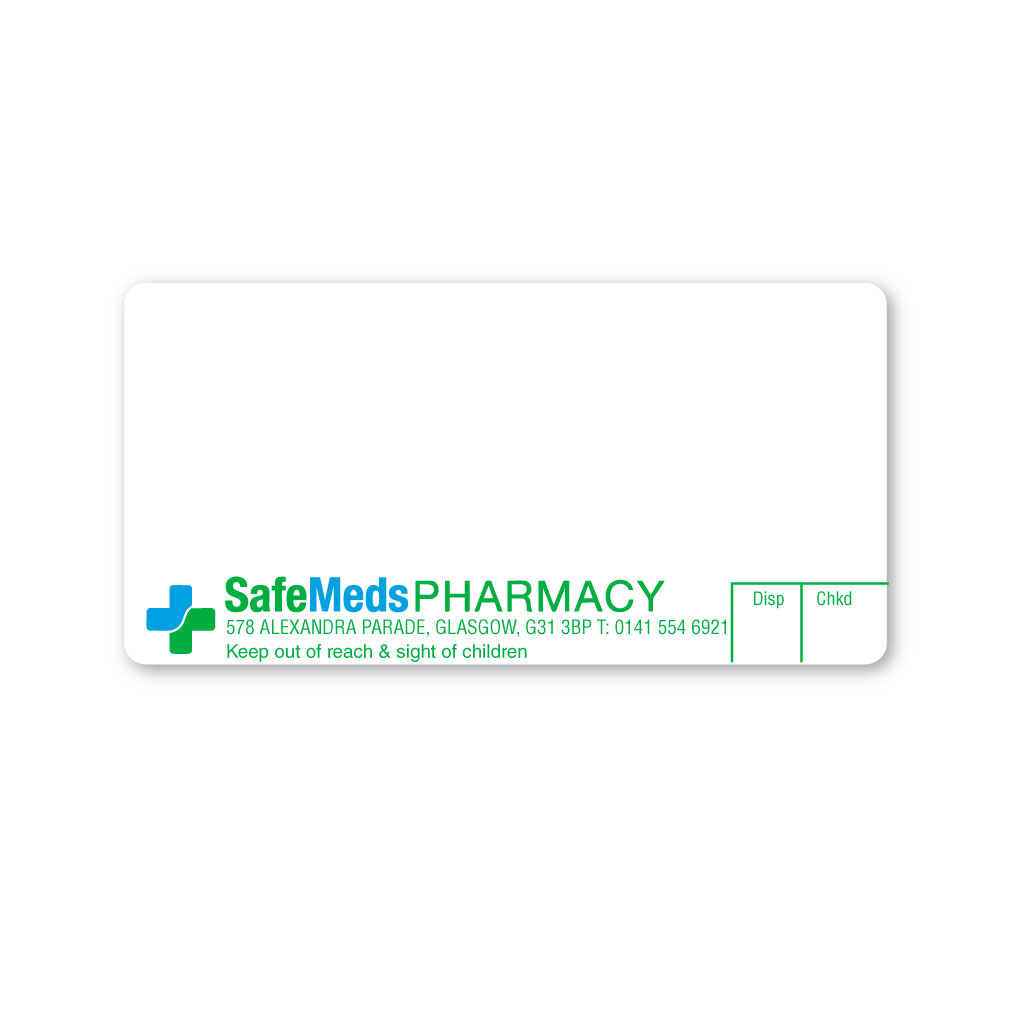 [EMT5283] Safemeds Pharmacy Labels
