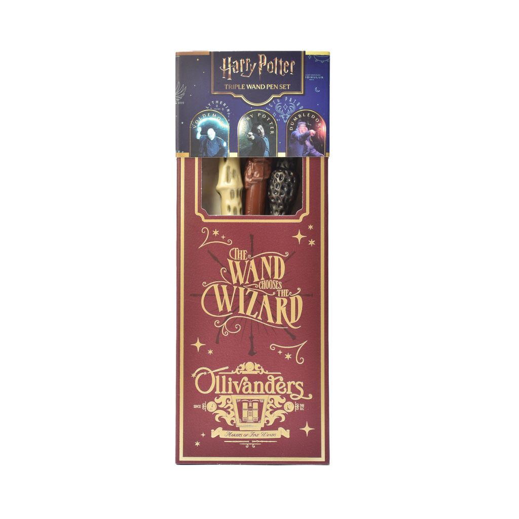 HARRY POTTER Triple Wand Pen Pack (Pack of 6)