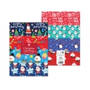 Cute Designs Wrap XMAS 8 Sheet Pack (Pack of 50)