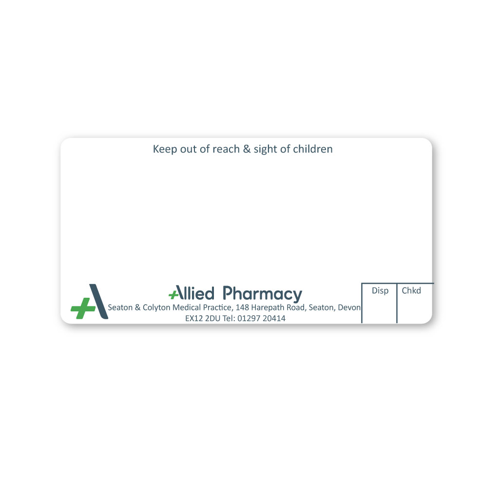 [EMT5284] Allied Seaton Pharmacy Labels