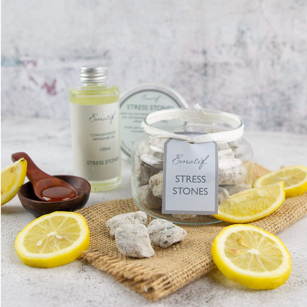Stress Stones Gift Set - Tea Tree & Eucalyptus