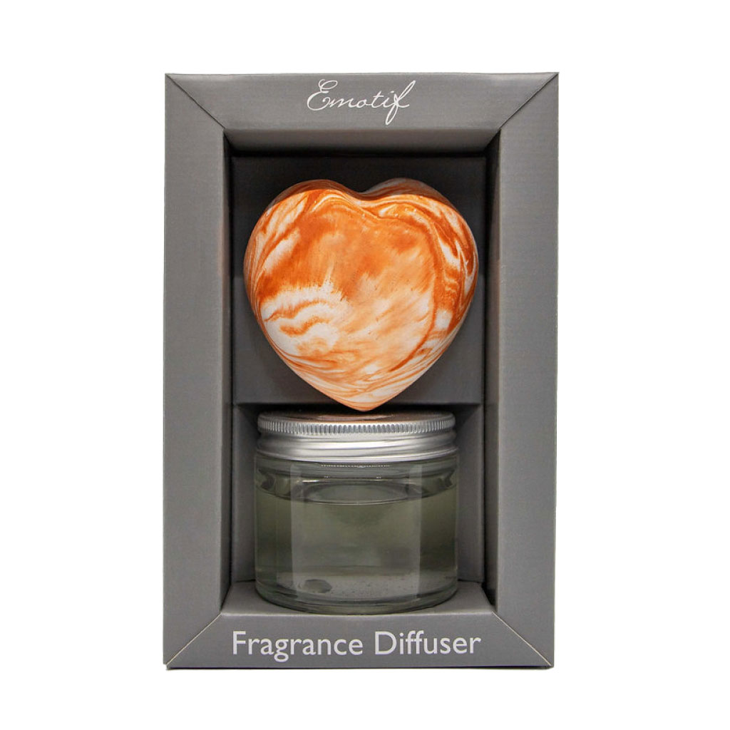 Heart Shaped Fragrance Diffuser - Zesty Citrus (Pack of 4)