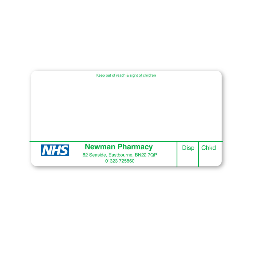[EMT5290] Newman Pharmacy Labels