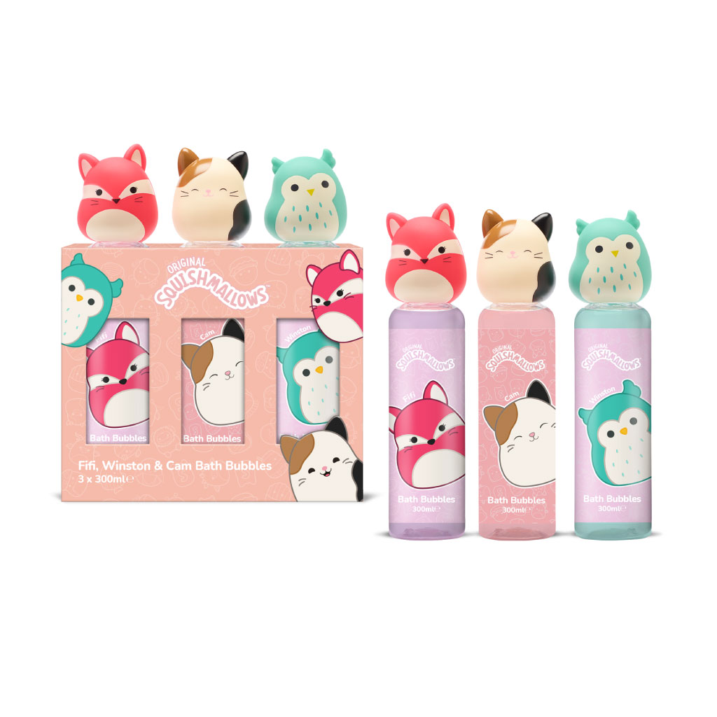 SQUISHMALLOWS Bath Bubbles (Pack of 5)