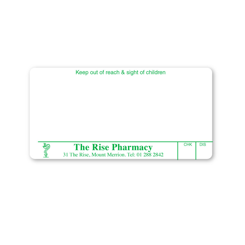 [EMTLS5291] The Rise Pharmacy Liam Skelly Labels