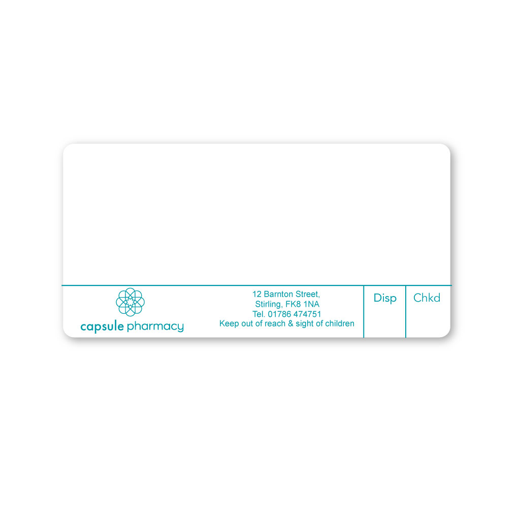 [EMT5311] Boarders Capsule Pharmacy Labels 