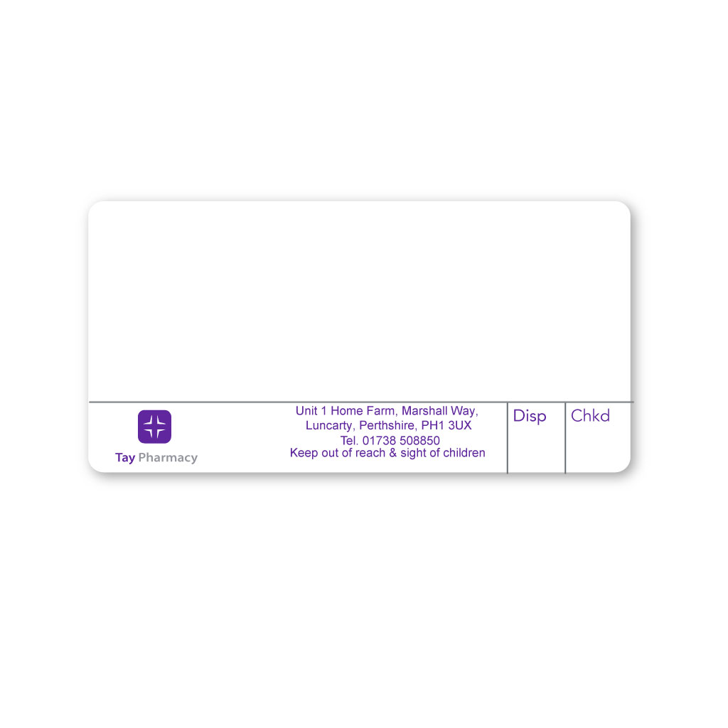 [EMT5318] Boarders Tay Pharmacy Labels 