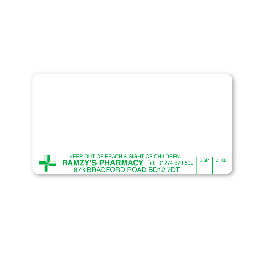 [EMT5320] Ramzy's Pharmacy Labels 
