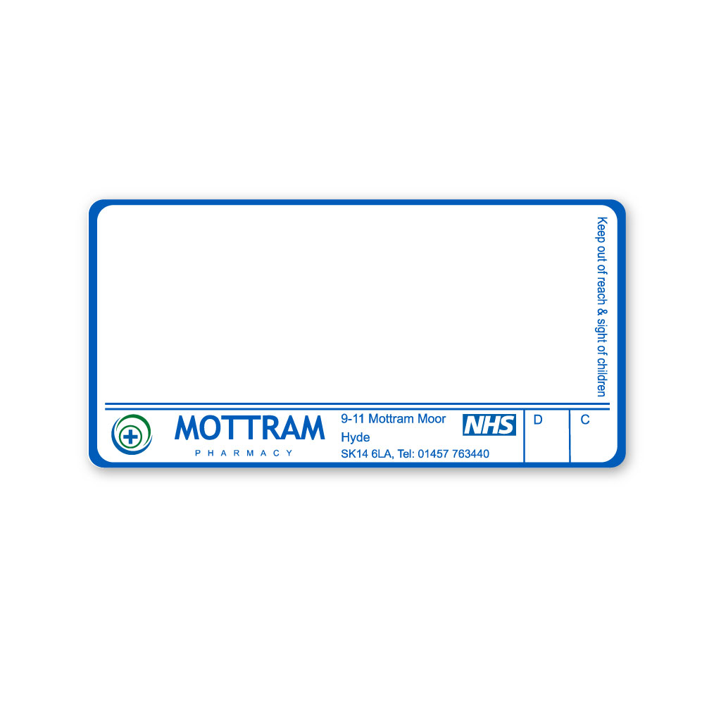 [EMT5333] Newsome Mottram Pharmacy Labels 