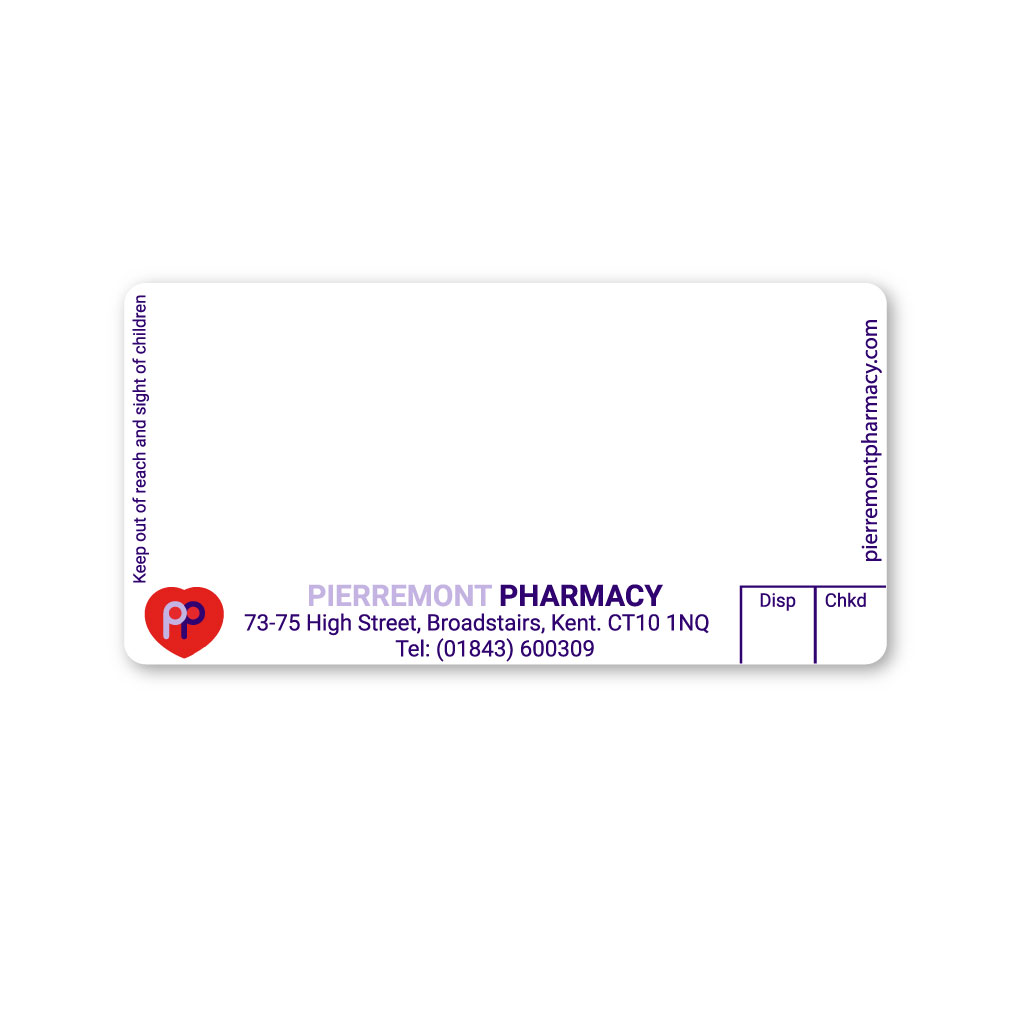 [EMT5338] Pierremont Pharmacy Labels