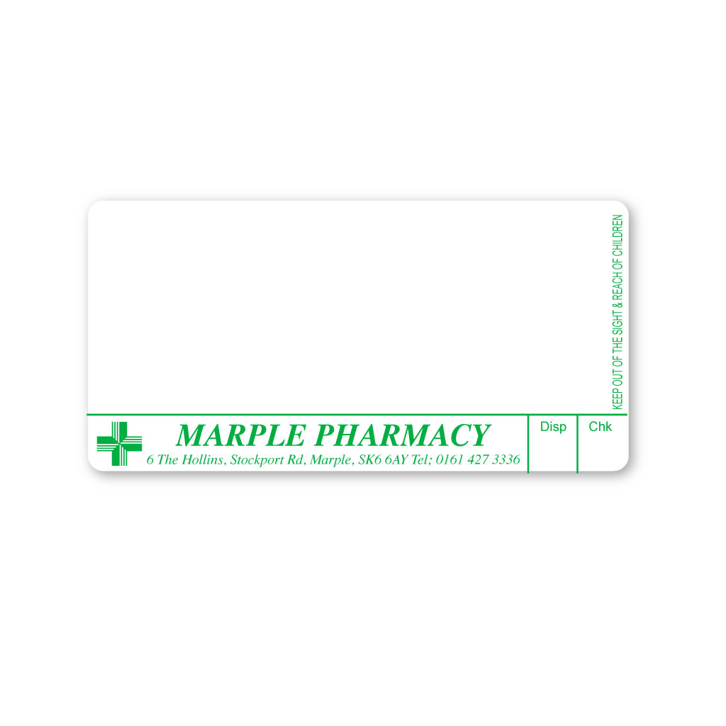 [EMT5358] Marple Pharmacy Labels  