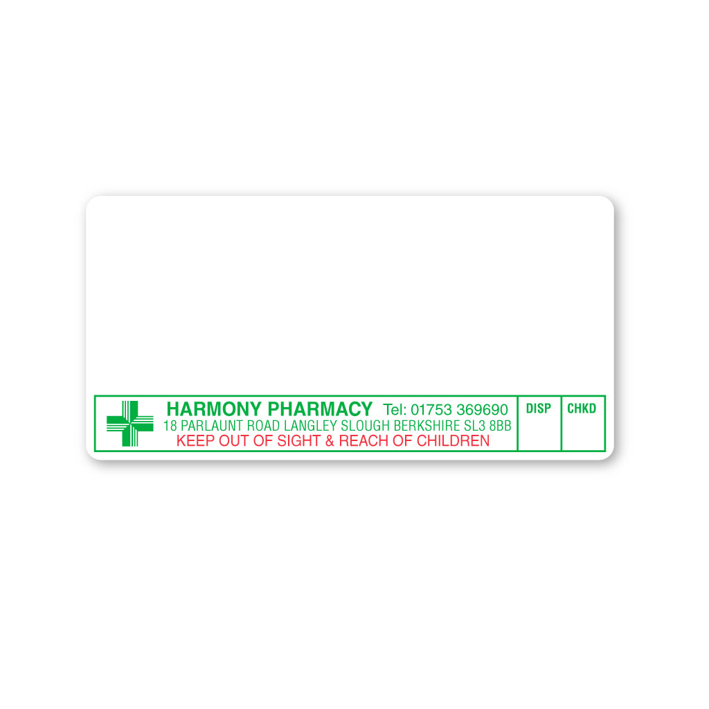 [EMT5366] Harmony Pharmacy Labels 