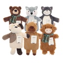 Hot Water Bottle with Novelty Cover - Assorted Snuggly Designs (Pack of 24)