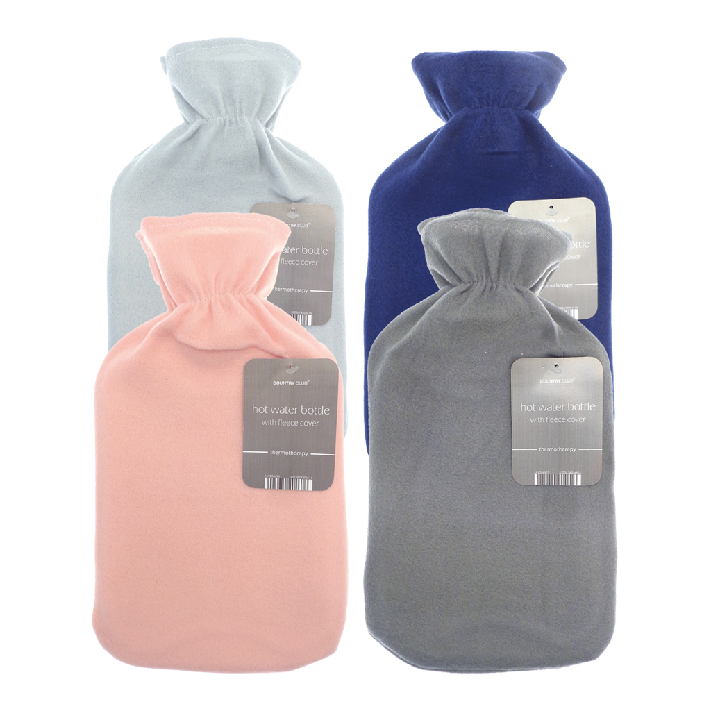Everyday Plain Fleece Hot Water Bottle