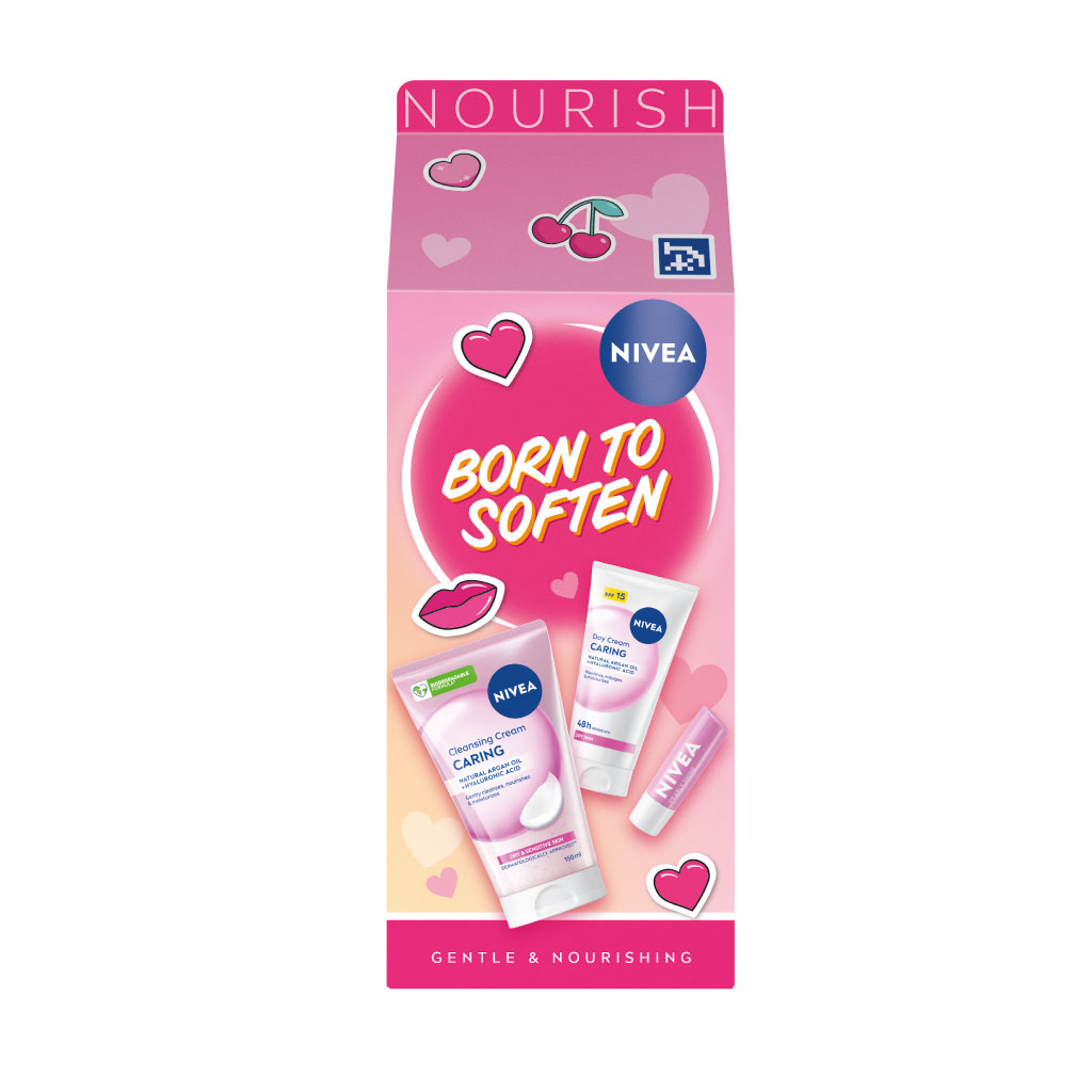 NIVEA Born To Soften (Pack of 6)