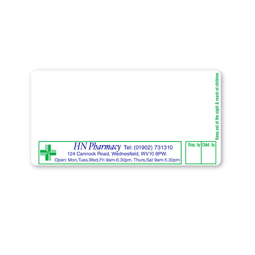 [EMT5372] HN Pharmacy Labels 