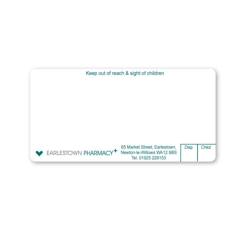 [EMT5376] Earleston Pharmacy Labels 