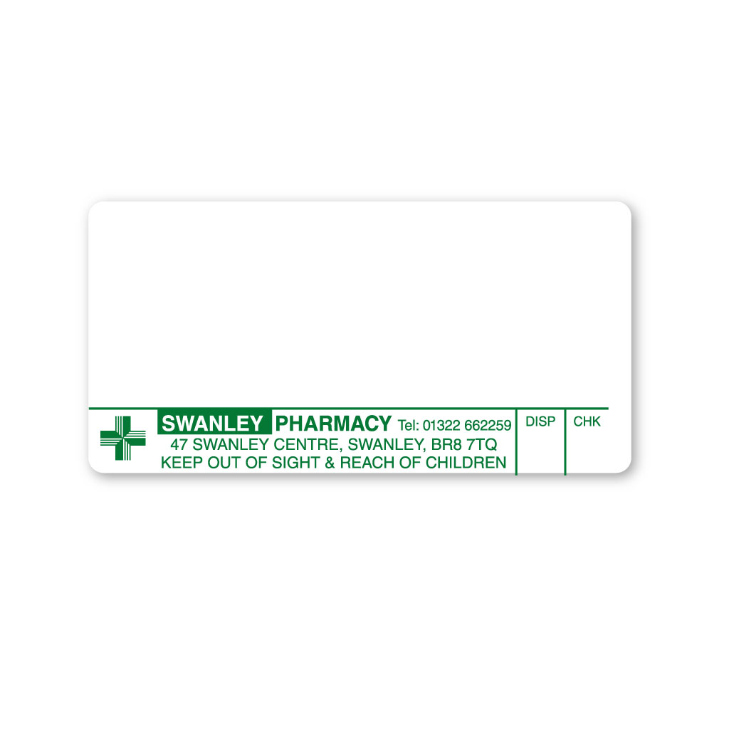 [EMT5387] Swantley Pharmacy Labels 70x45