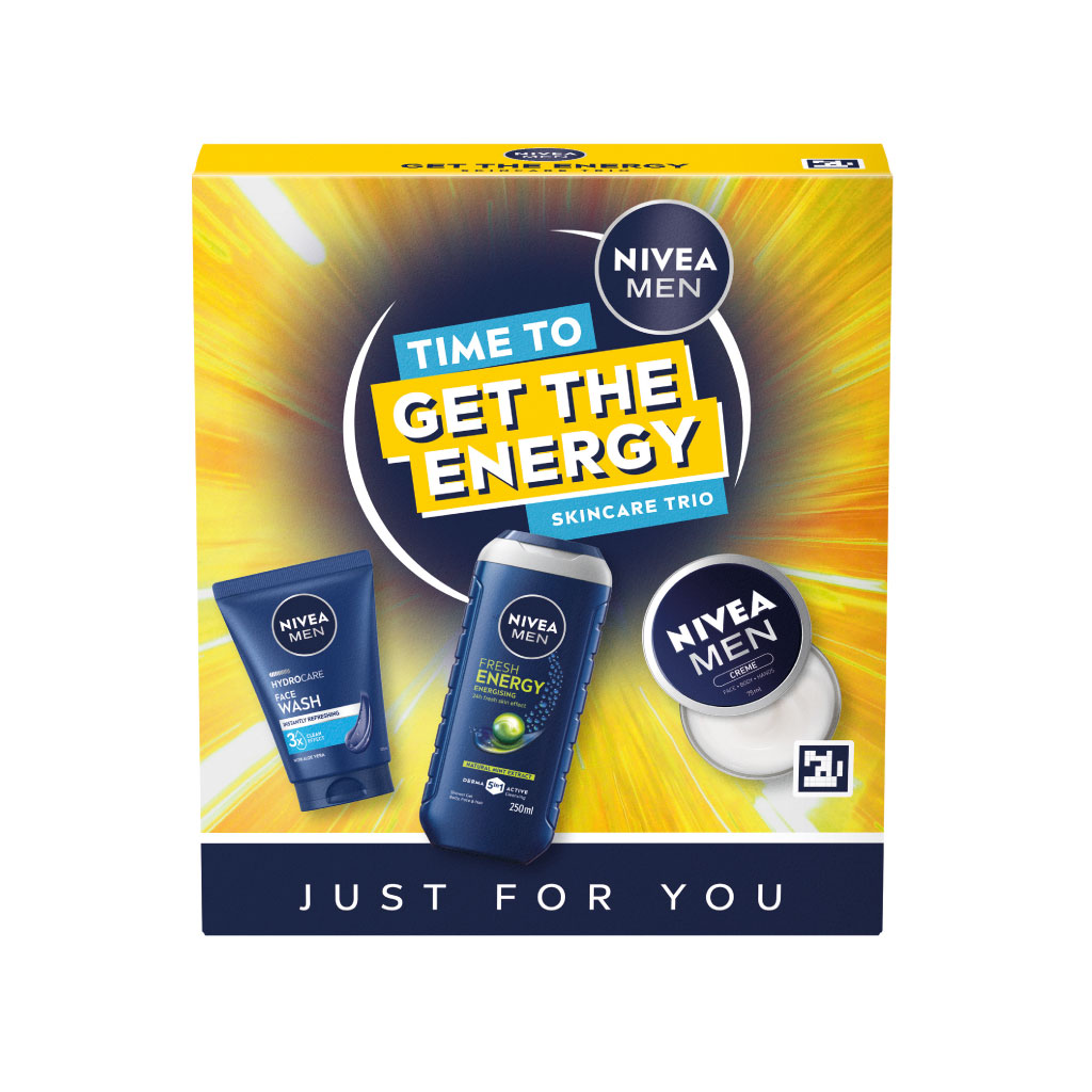 NIVEA Time To Get The Energy (Pack of 6)
