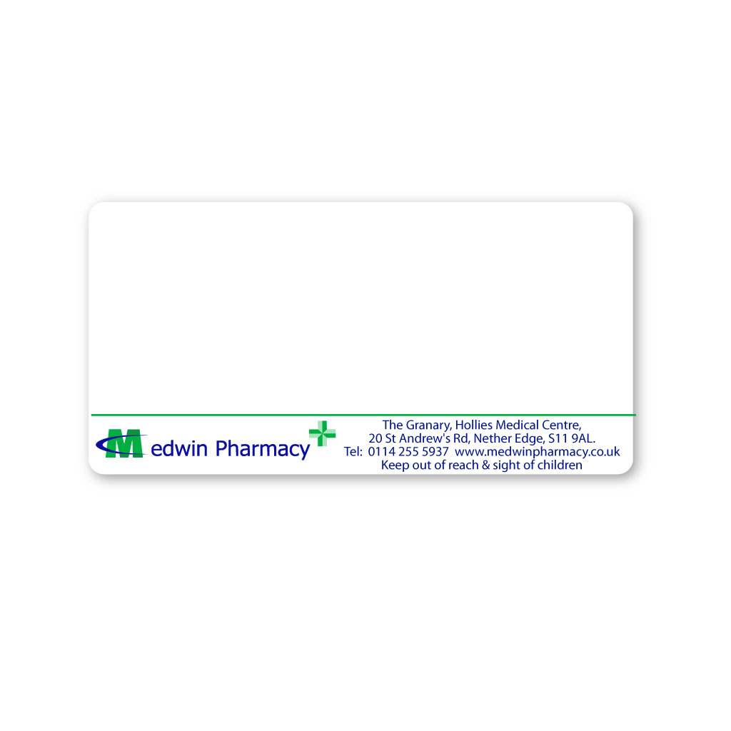 [EMT5401] Medwin (Hollies) Pharmacy Labels 