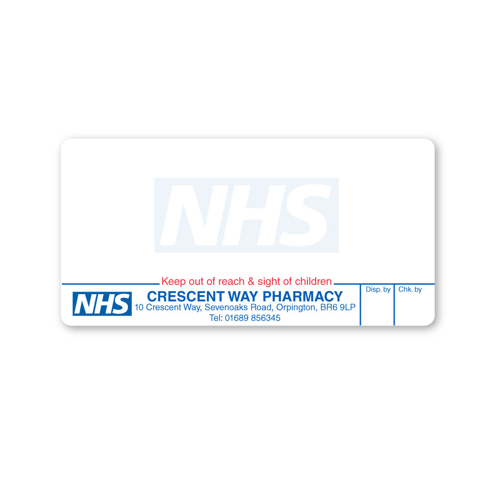 [EMT5411] Crescent Way Pharmacy Labels  
