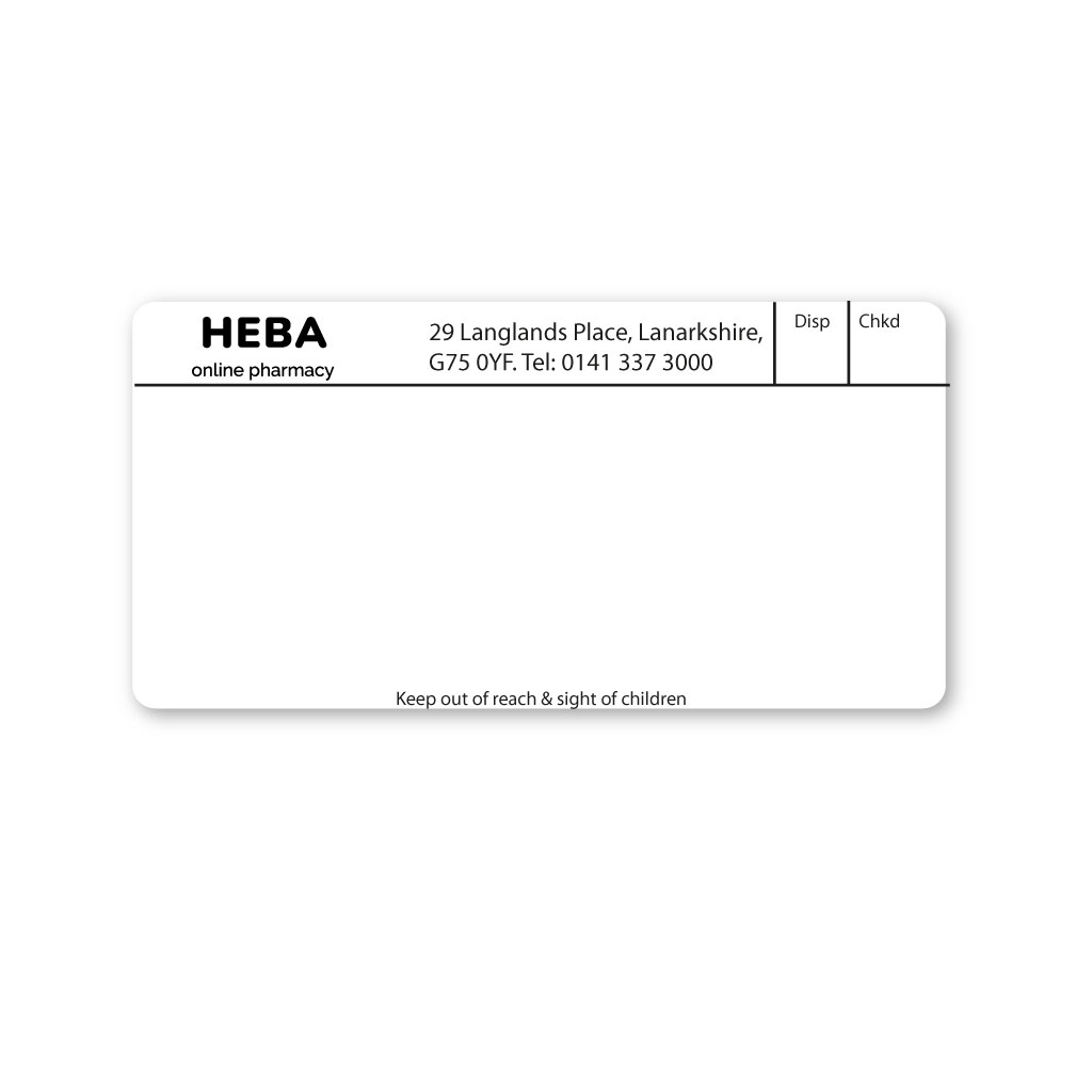 [EMT5412] Heba Online Pharmacy Labels 70x37