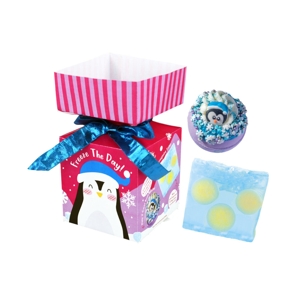 Freeze the Day Mini Bath Bomb Cracker Gift Pack (Pack of 4)