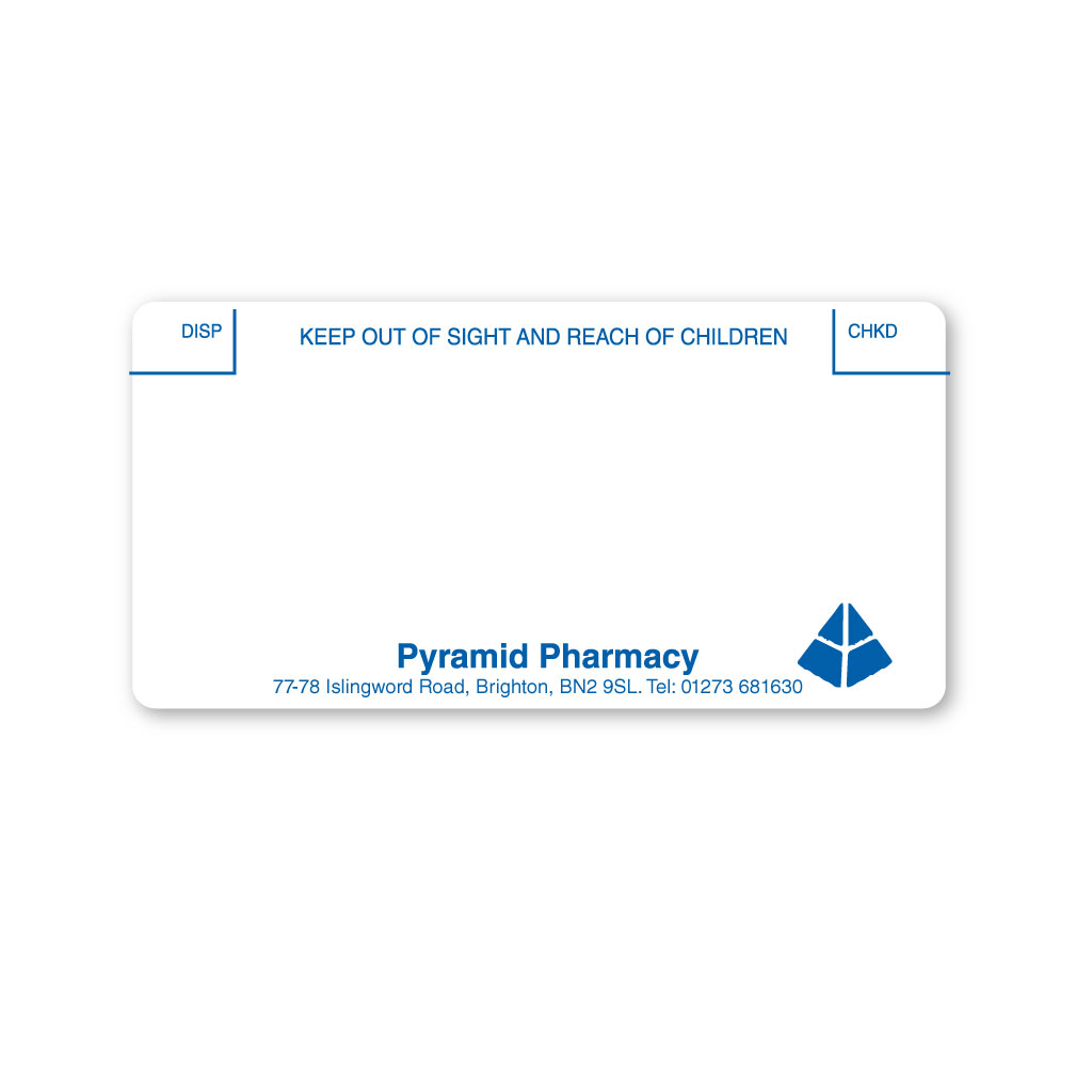 Pyramid Pharmacy (Islingword Road) Labels - From EMT Healthcare