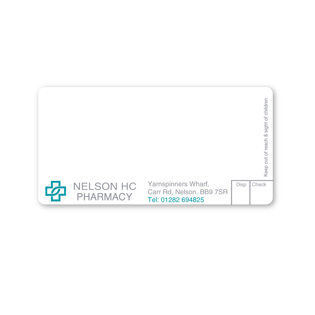 Nelson Health Care Pharmacy Labels From EMT Healthcare