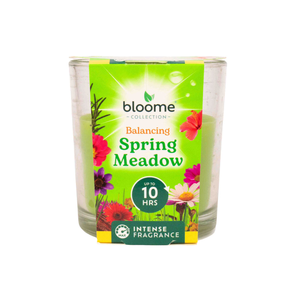 Bloome Fragrance Glass Jar Candle - Spring Meadow for Pharmacy Retail Household products from EMT Healthcare