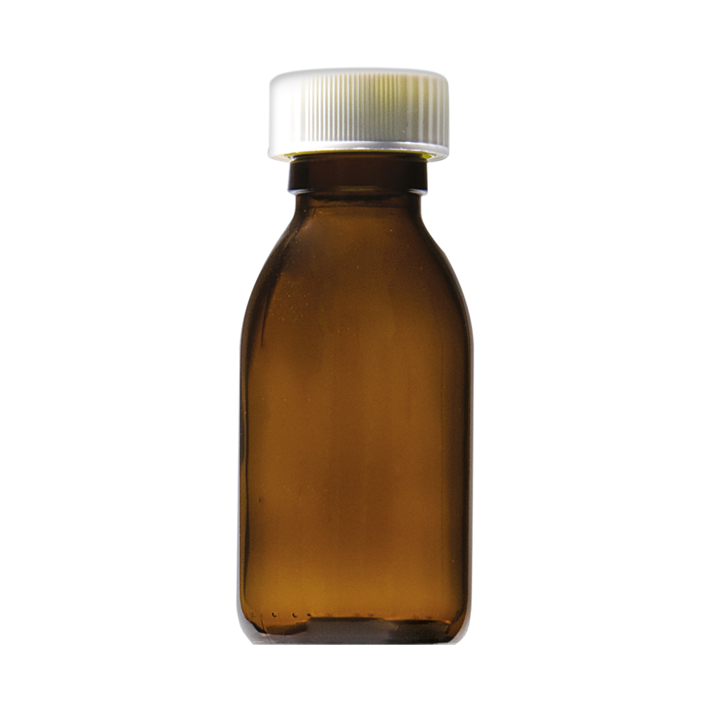 100ml Precapped Round Glass Bottles