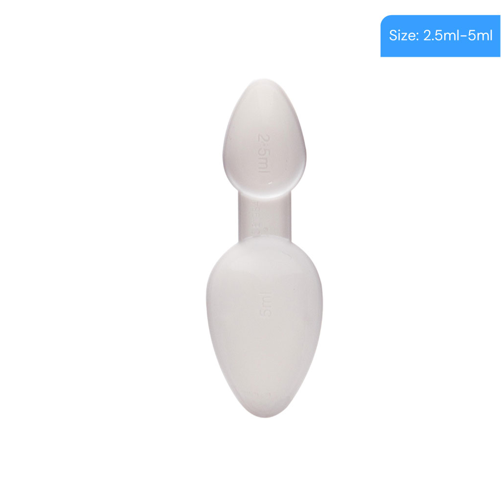 [DS2.55ML] 2.5ml 5ml Double Ended Medicine Spoon