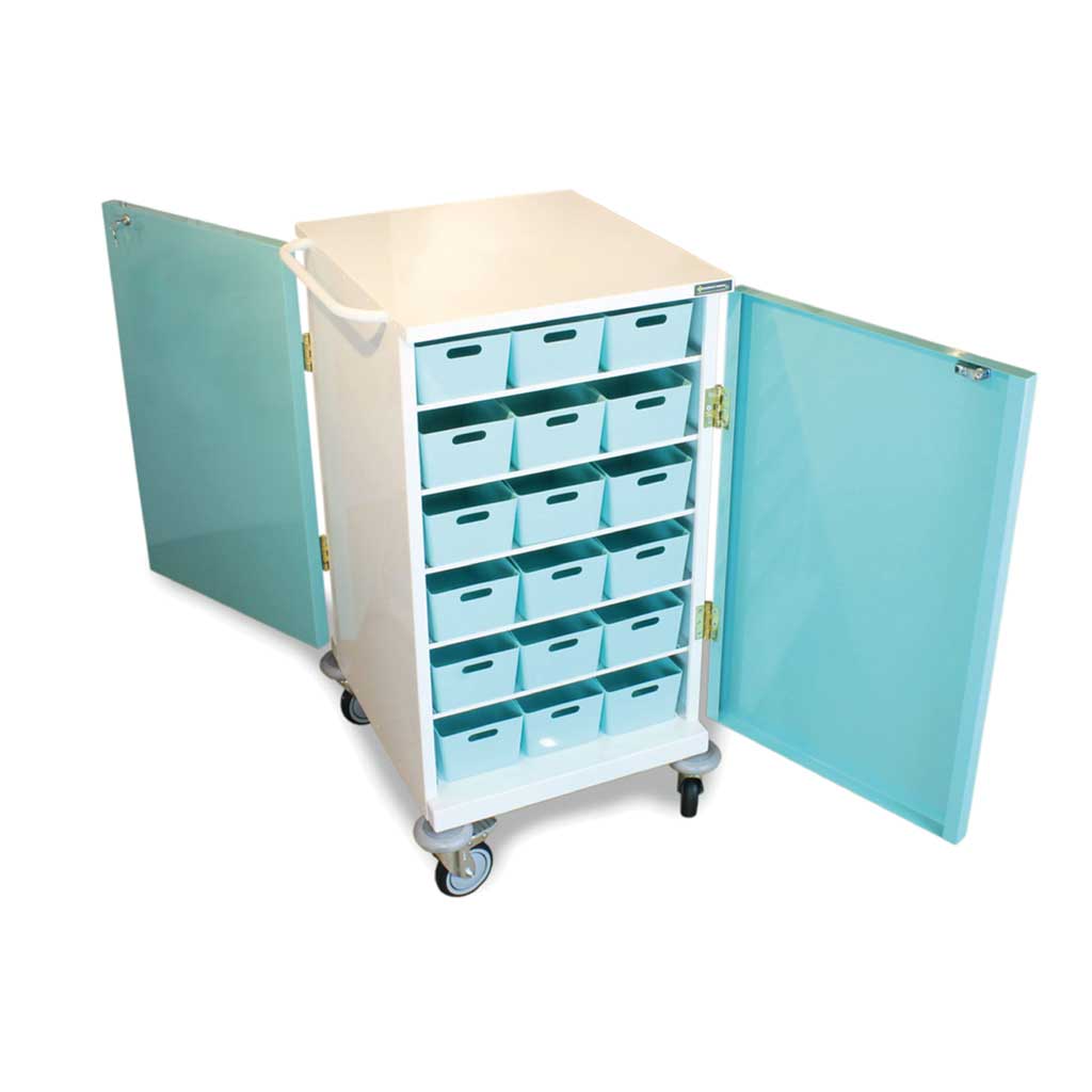 [HECT660] Compact Unit Dosage Trolley - 36 Tray