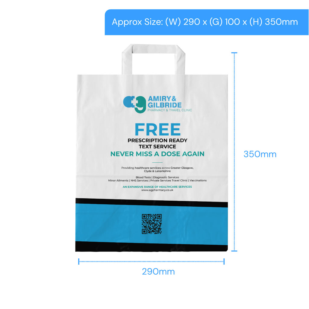 [A&GBM] Aimry&Gilbride Flat Handle Carrier Bags