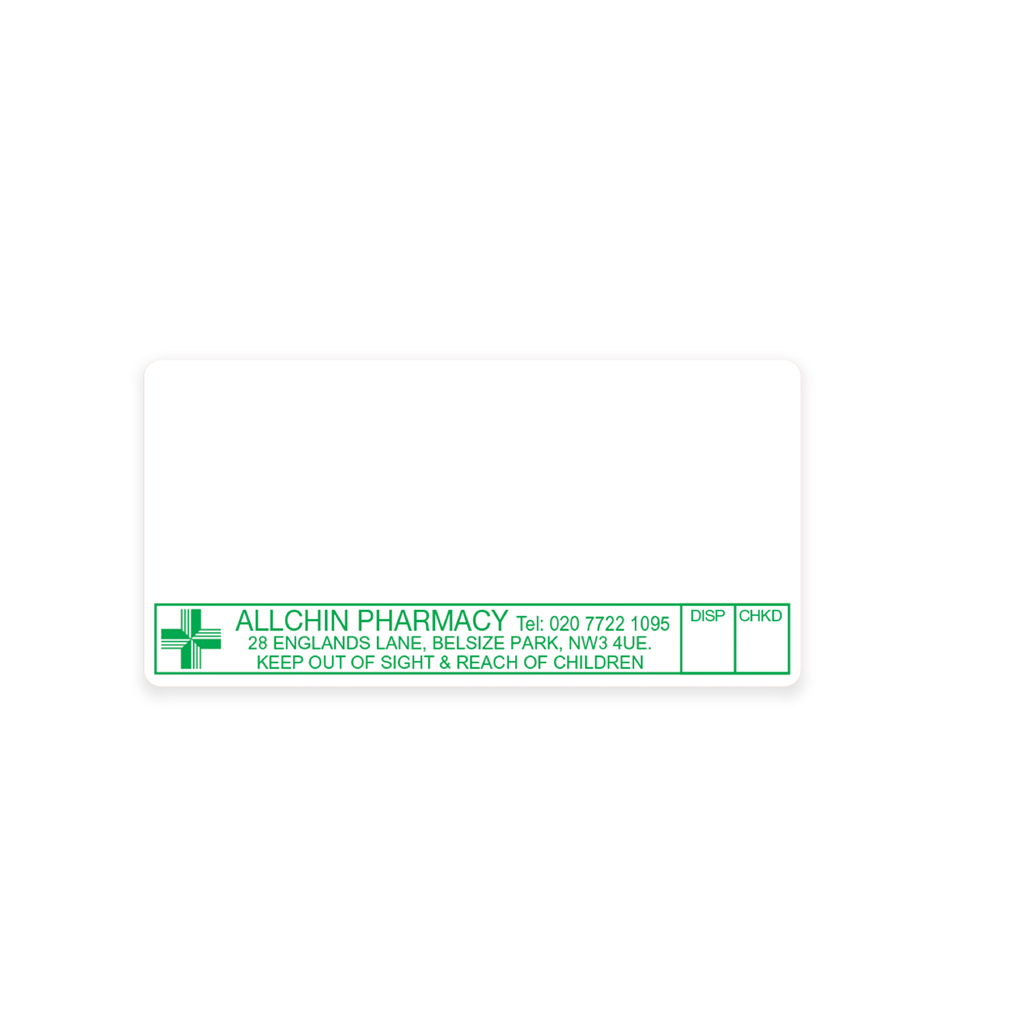 Allchin Pharmacy Dispensing Labels