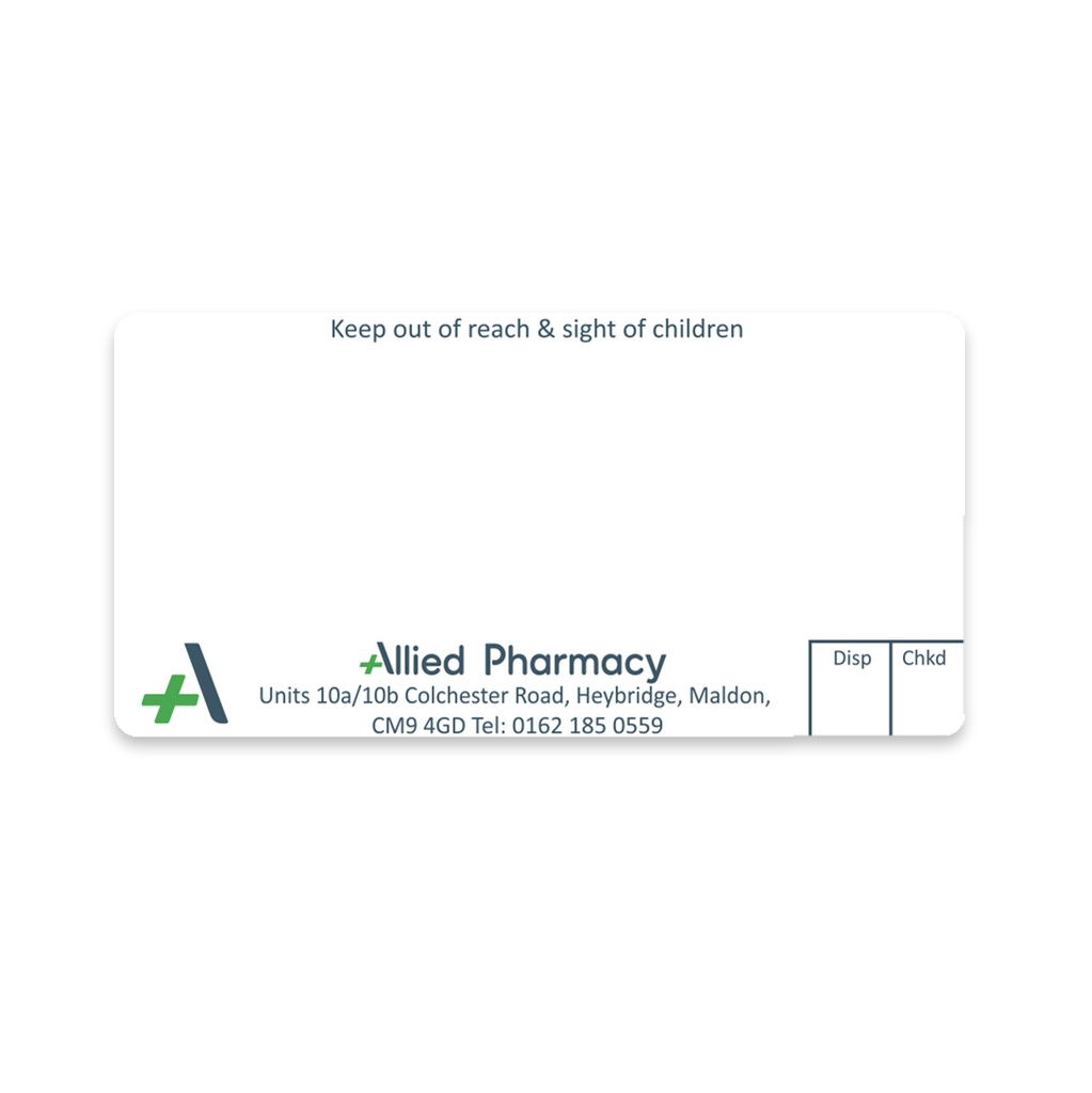 [AZEMT4038] Allied Bentals Centre Dispensing Labels